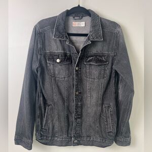 WONDER NATION black denim jacket- kids size XL-14/16